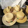 Wide Brim Hats Bucket Hats Summer straw hat Lafite straw hat round straw hat jazz hat retro colored beaded accessories fashionable and minimalist hat T240330