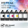Kits de recarga de tinta UV DTF Direct Trandfer Film Crystal Label para Deskjet ou impressora de grande formato Vidro Madeira PVC Acrílico