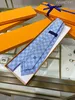 Corbata con letras para hombre Individuos exitosos Corbata de seda Patrón de diseñador Impresión de corbata Jacquard Fiesta Boda Tejido Diseñador de moda con caja