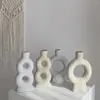 Candle Holders Ceramic Candlestick Nordic Holder Home Decoration Candelabros Room Decor Wedding Table