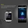 Montres-bracelets Dropshipping Smart Watch DZ09 Bluetooth avec support de caméra SIM TF Card Podomètre Hommes Femmes Appel Sport Smartwatch Android Phone 24329