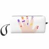 Accorize Travel Cosmetic Bag Street Mmural Art Eldridge Maquiagem Higiene Pessoal Organizador Lady Beauty Storage Bags Dopp Kit Case Box K8GB #