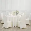 Bordduk Polyester Solid Color El Round Cover Wedding Bankett Hushållen Takduk Party Decoration
