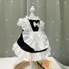 Dog Apparel Pet Clothes For Small Dogs Maid Outfit Lolita Anime Cat Cute Princess Dress Puppy Clothing Yorkies