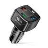 Car Charger Pd 20W Qc3.0 Type C 3.1A 38W Fast Charging 2 3 4 5 6 Ports Usb Charge For Phone Huawei Adapter Drop Delivery Mobiles Mot Dh03Y