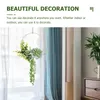 Decoratieve Bloemen Kunstmatige Groene Plant Succulent Bamboe Ring Thuis Kamer Winkelcentrum Wanddecoratie Hangende Garland