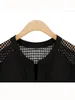 Blusas de mujer talla grande ropa de mujer de gran tamaño camisa calada de moda para mujer Blusa de verano de manga corta Top STK 6072