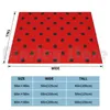 Cobertores Vermelho e Preto Polka Dot Padrão Cobertor para Sofá Cama Viagem Polkadot Pontos Pontos Manchados