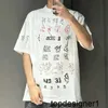 Designer correcte kwaliteit, trendy nieuw product, gepersonaliseerd Engels, B Family los en comfortabel T-shirt van puur katoen met korte mouwen, Koreaanse mode-top voor koppels 5USB