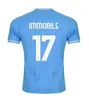 23 24 Lazio Immobile maglie da calcio maglie 2023 2024 IMMOBILE LUIS BASTOS SERGEJ BADELJ LUCAS J.CORREA ZACCAGNI MARUSIC uomo bambini kit maglia da calcio 10 ° anniversario