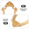 Frames 3 Pcs Po Frame Ornaments Picture Gold Decor Jewelry Small Resin Family Display