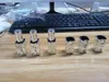 Lagringsflaskor 3 st magnetiska tomma läppstift rör bärbara DIY -läppar ABS -återfyllningsbara flaskbehållare (K74)