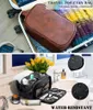 Bolsas de baño de maquillaje cosmético de viaje para mujeres Necaire Kit Busin Hombres Artículos de tocador de cuero Afeitado Dopp Kit Organizador e2tz #