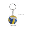 Porte-clés 3pcs volley-ball porte-clés sport anneau sac à dos sac à main décor pour femmes hommes enfants