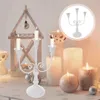 Mum Tutucular Pirinç Uzun Şamdan Cadılar Bayramı Düğün Süslemeleri Tealight Demir Avrupa Tarzı 3-kol