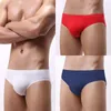 Cuecas sexy calcinha masculina roupa interior legal gelo seda ropa interior hombre cueca uma peça 3d corte boxers briefs juventude shorts bragas