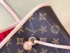 Vintage skórzana M41178 naaverfull duża torba na ramię Wysokiej jakości wakacje na ramiona Keepall Woman Projektantka Torba Męskie torebki Crossbody Luksusowe torby kupujące