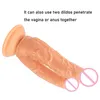 Nxy Dildo Dongs enorme Dubbele Penetratie Vagina en Anus Zachte Penis Realistische Lul Seksspeeltjes Fallus Anale Plug Masturbator voor Vrouwen 240330