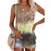 Mujeres Sleevel Impreso Chaleco Tank Tops Ladies Summer Casual Camiseta suelta Ropa diaria para mujer Tallas grandes de gran tamaño 2023 J0uZ #