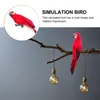 Decorazioni da giardino Simulazione dell'albero di Natale Decorazione del verde del pappagallo Ornamento artigianale artificiale per esterni