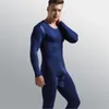 Intimo termico da uomo Tute di grandi dimensioni Tute in rete con design traspirante Top e pantaloni Morbidi e lisci Leggings caldi da uomo