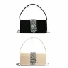 Fi Ford Clutch Purse Evening Bag Bag PUレザーハンドバッグは、グリッターアクセントを備えていますn7bp＃