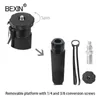 Selfie Monopods BEXIN P306C Professionele Selfie Monopod Koolstofvezel Lichtgewicht 6 sectie Krimpmonopod voor DSLR Camera Smartphone 24329