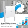 Wi-Fi Finders 2024 Ac1200M Dual Frequency Repeater Draadloze signaalversterker 5G High Power Wall Extender Ap-zender White Drop Del Othrw