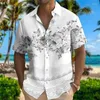 Herren-Freizeithemden, Hemd, Sommer, Hawaiianischer Papagei, Revers, Outdoor, Straße, Kurzarm, modisch, bequem, Streetwear, Designer, weicher Atem