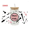 Window Stickers 3D UV DTF Transfers Sticker 16oz Cup Wraps Cosmetics Printed For DIY Glass Ceramic Metal Leather Etc. D8282