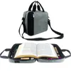 Storage Bags Large Bible Cover W/Handle Pen Slots Holder Church Bag Carrying Book Case