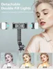 Selfie Monopods Extended Selfie Stick Bluetooth selfie stick remplir trépied de lumière avec obturateur à distance pour Android IOS 2023 dernier chaud 24329