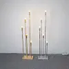 Autres fournitures de fête d'événement Pièces centrales LED Ligh Stand Décoration Props pour les décorations d'anniversaire Arche sans toile de fond ronde Livraison DHZ7N