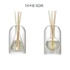 Vases Storage Containers Minimalist Transparent Fragrance Stick Modern Diffuser Reed Glass Bottle Essential Oil