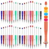 40pcs Point Point Pers Pens Plastic Beadable Wedding Wedding Gifors Party Gifts Student Stationery Corning