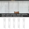 Cabides de reparo de cortina polias verticais peças de substituição para acessórios Janela de plástico