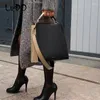 Avondtassen LUCDO 2024 Vrouwen Tas Vintage Lederen Luxe Handtassen Mode Schouder Messenger Dames Grote Tote Bolsas Feminina