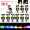 2 / 50pcs W5W T10 Bulbes LED Canbus 5730 8SMD 4014 26SMD 12V 6000K 194 168 Carte de voiture LED DOME DOME LIGNES DE SALAN