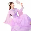 donne cinesi Hanfu tradizionale danza Performance Outfit Costume Han Princ Abbigliamento orientale della dinastia Tang Fata Dres t6cV #