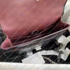 Damdesignerspåsar 2 55 väska diamantkedja påse axelväska crossbody tote handväska topp spegel kvalitet 4 storlek handväska