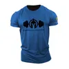 T-shirts voor heren T-shirts voor heren Sneldrogend Fitness Spartan Grafische print Zwart zomer-T-shirt Grote maat T-shirts voor buitensporten 240319