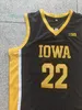 Iowa Hawkeyes 22 Caitlin Clark Jersey Kolej Basketbol Formaları Erkekler Dikişli