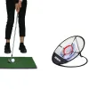 A AIDS melhora seu jogo de golfe a qualquer momento, em qualquer lugar com esta rede de treinamento dobrável portátil!1set