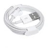 Cables de cargador de alta calidad 1m/3ft 2m/6 pies USB Cable de teléfono Transferencia de datos de carga rápida Micro Tipo C para iPhone 6 7 8 X Cable sin caja
