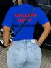 Plus Size American Street Creative Blow Fan Pure Cott T-shirt per uomo e donna Summer Short Sleeve Coppia Wear INS Top o7Tw #