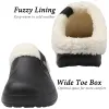 Litfun Winter Plush Garden Shoes Women Fur Clogs Slippers Men Soft Furry Waterproof Slippers Outdoor New Cozy Fuzzy Home Slipper