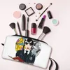 Personnalisé Goth drôle Halen mercredi Addams trousse de toilette pour les femmes maquillage cosmétique organisateur Lady beauté stockage Dopp Kit boîte I6Qh #