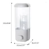 Zeepdispenser 500 ml Badkamer Wandmontage Zelfklevende Shampoo Container Handpers Clear Lotion Enkele Slot