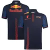 Nieuwe F1 T-shirt Formule 1 Racing Korte Mouw Officieel Merk Heren Ademend Poloshirt Jersey Aangepaste F1 Autofans T-shirts Teamkledingstuk