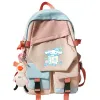 Kawaii Cinnamoroll Filles Enfants School Book Sacs Femmes Patchwork Bagpack Adolescents Cartables Toile Étudiant Sac à dos C6LM #